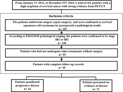 Markers of Prognosis for Early Stage Cervical Cancer Patients (Stage IB1, IB2) Undergoing Surgical Treatment